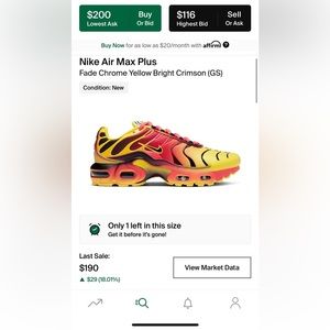 Brand new - threw away the box but never ended up wearing them